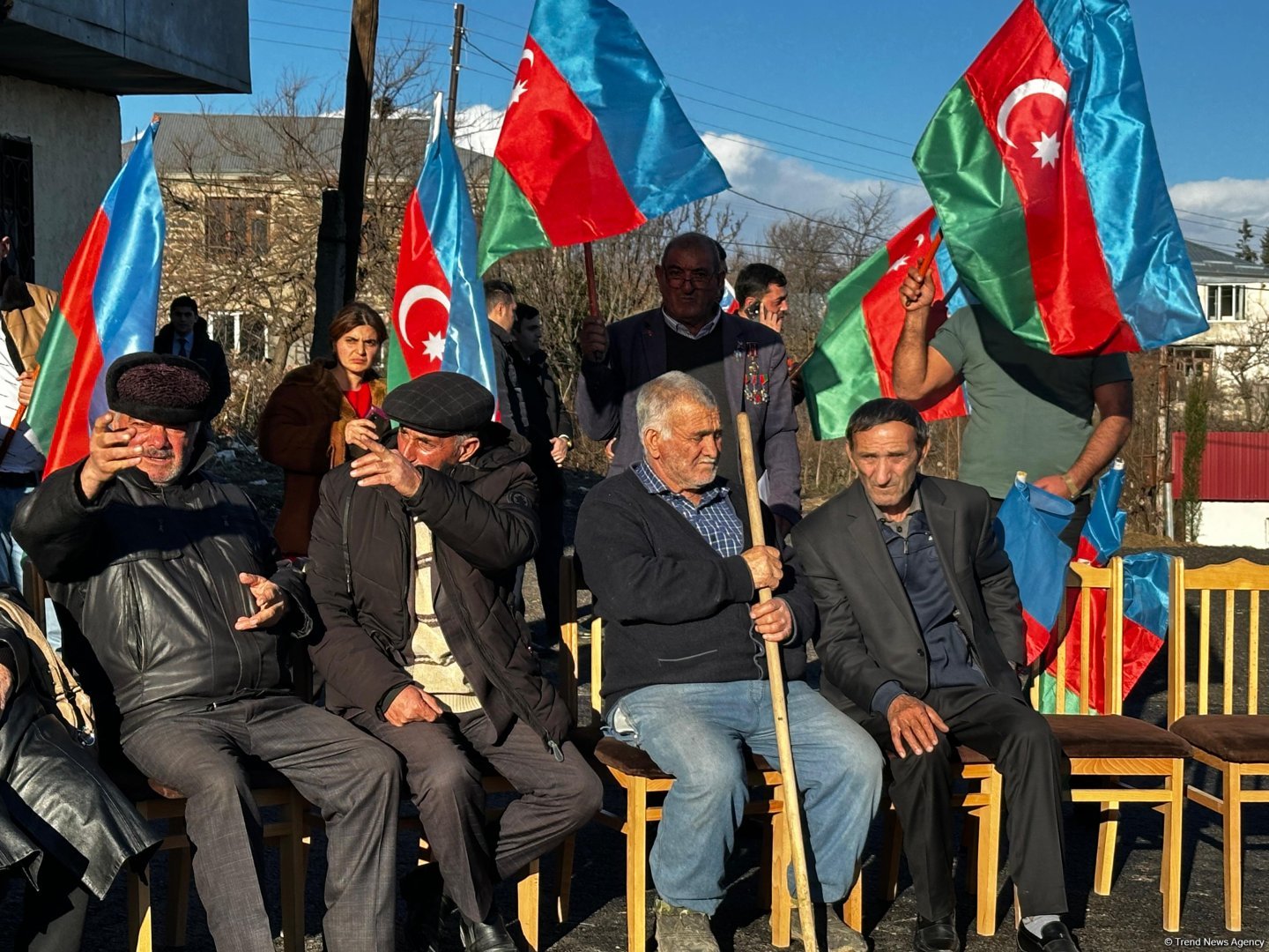 Xocalının Ballıca kəndinə ilk köç karvanı çatıb (FOTO) (ƏLAVƏ EDİLİB)