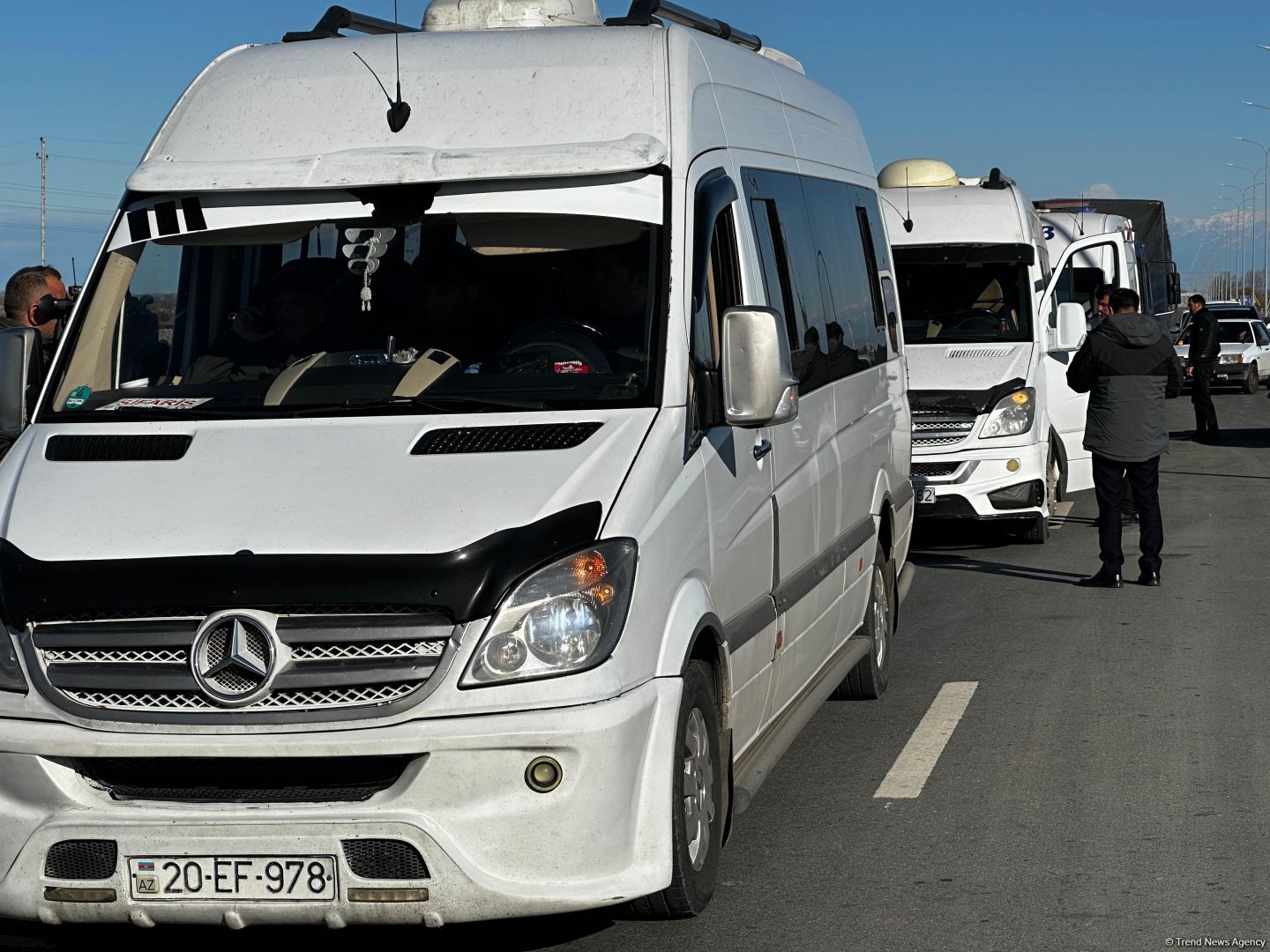 Xocalının Ballıca kəndinə ilk köç karvanı çatıb (FOTO) (ƏLAVƏ EDİLİB)