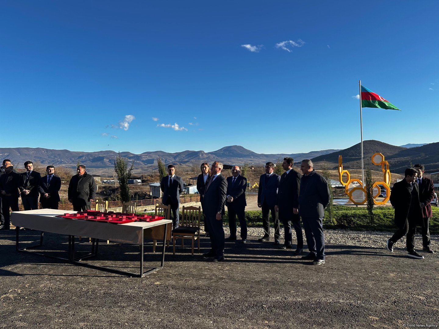 Xocalının Ballıca kəndinə ilk köçən ailələrə evlərinin açarları təhvil verildi (FOTO)