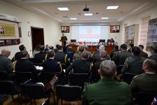 Azərbaycanda akkreditə olunmuş hərbi attaşelər ilə cari ilin yekununa dair toplantı keçirilib (FOTO)