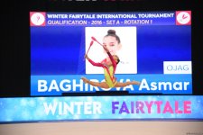 Int'l rhythmic gymnastics tournament “Winter Fairytale” kicks off in Azerbaijan's Baku (PHOTO)