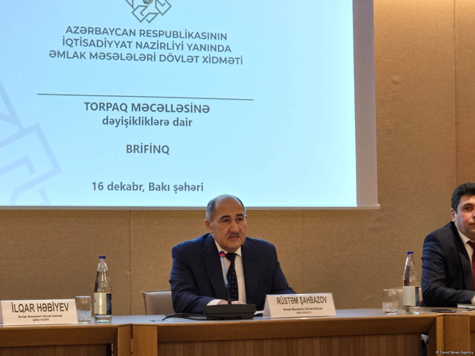 Azad olunmuş ərazilərdə Torpaqların Elektron Kadastr Uçotu İnformasiya Sisteminə məlumatların yerləşdirilməsi yekunlaşmaq üzrədir - Rüstəm Şahbazov