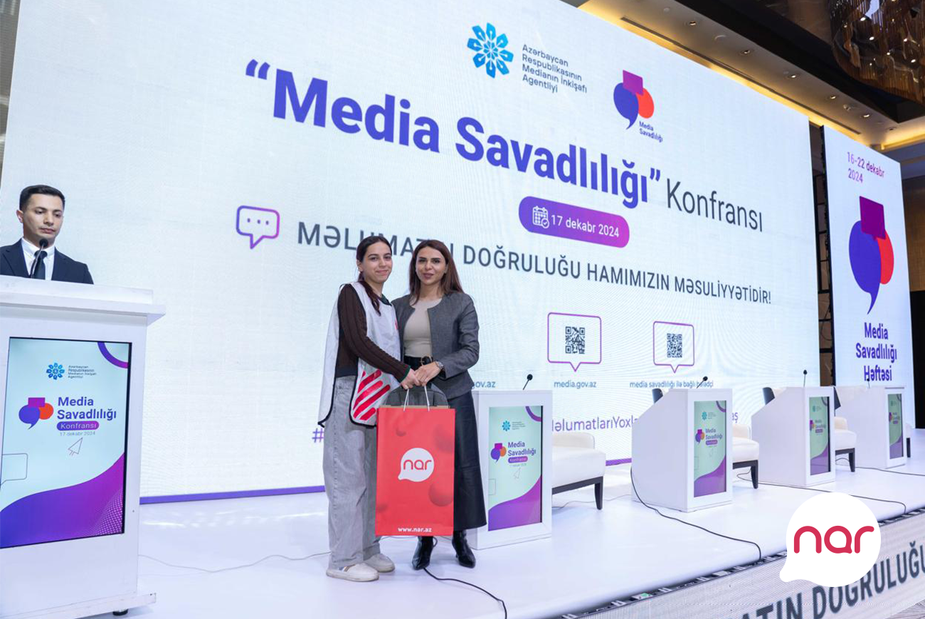 "Media Literacy" Conference was organized in partnership with Nar (PHOTO)