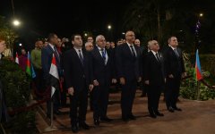 Azerbaijani PM honors memory of national leader Heydar Aliyev in Egypt (PHOTO)