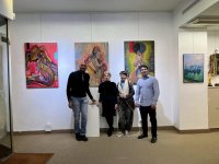 В Париже открылась выставка азербайджанских и французских художников Exposition d’Art Contemporain (ФОТО)