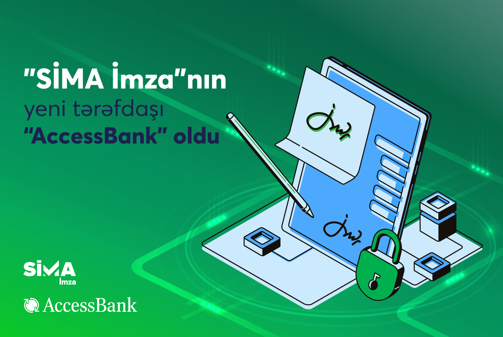 “AccessBank” Daxili Sənəd Dövriyyəsini “SİMA İmza” ilə rəqəmsallaşdırdı