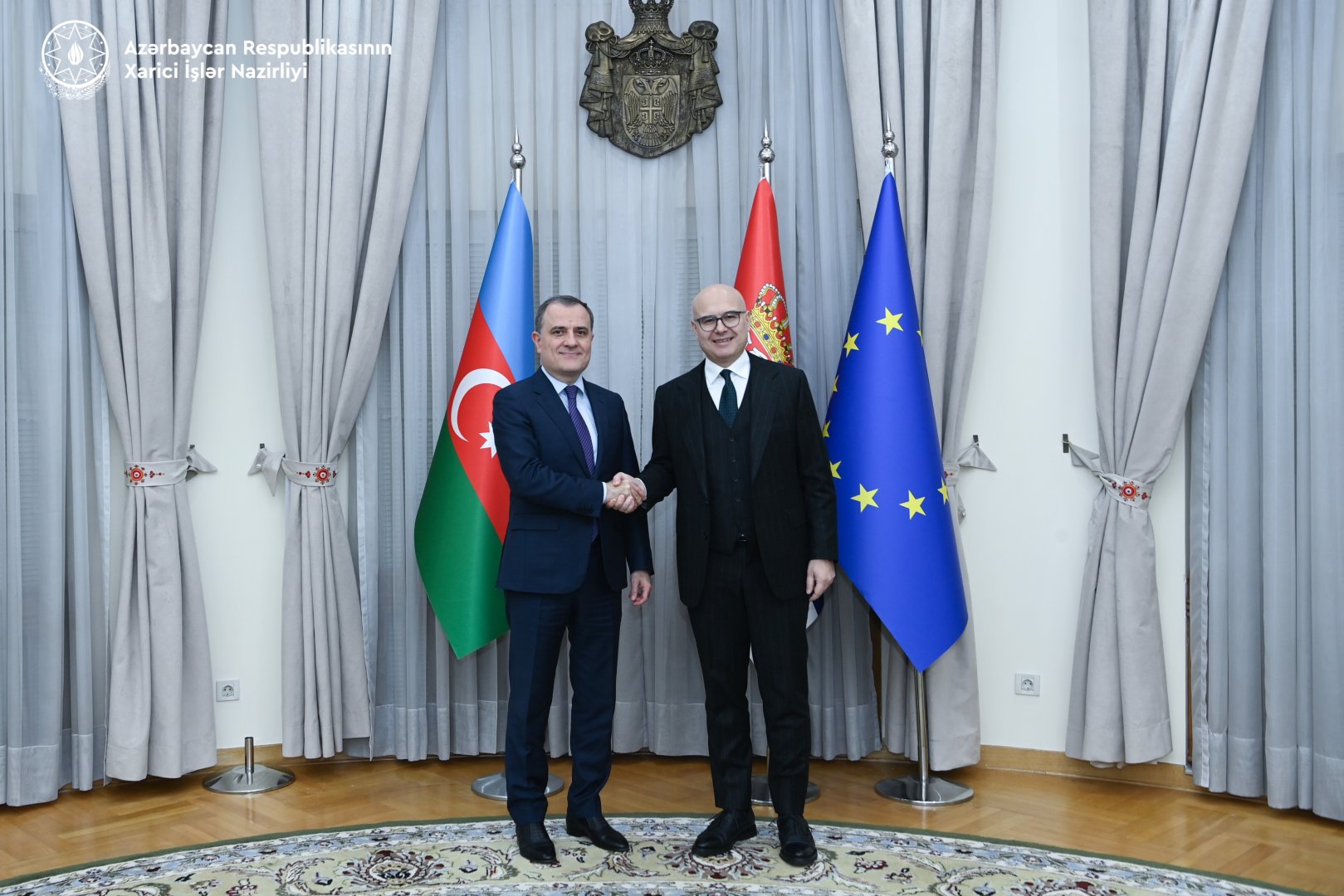 Azərbaycan və Serbiya arasında ikitərəfli münasibətlər müzakirə edilib (FOTO)