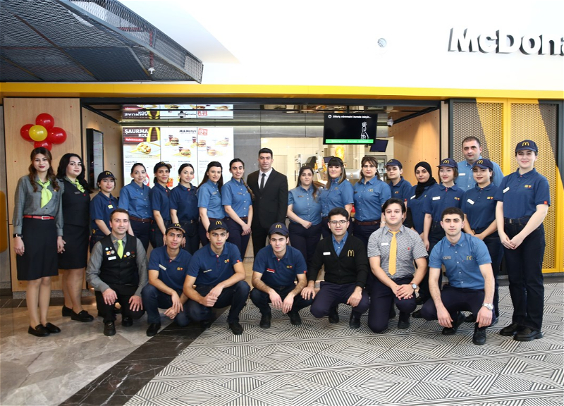 “Sevinc Mall”da “McDonald's Azərbaycan”ın yeni restoranı açılıb (FOTO)