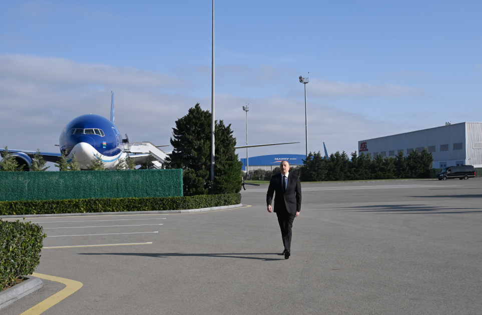 President Ilham Aliyev calls meeting following plane crash in Aktau (PHOTO/VIDEO)