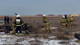 Kazakhstan's emergencies ministry runs rescue operation at Aktau plane crash site (PHOTO/VIDEO)