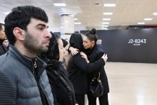 President Ilham Aliyev, First Lady Mehriban Aliyeva attend farewell ceremony for AZAL plane crash crew (PHOTO/VIDEO)