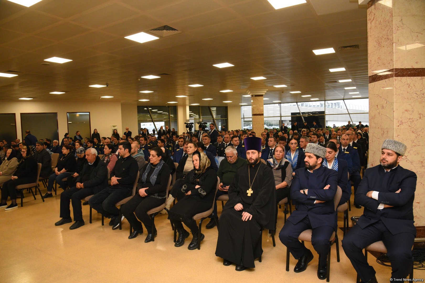 Baku hosts farewell ceremony for AZAL plane crash crew members (PHOTO/VIDEO)