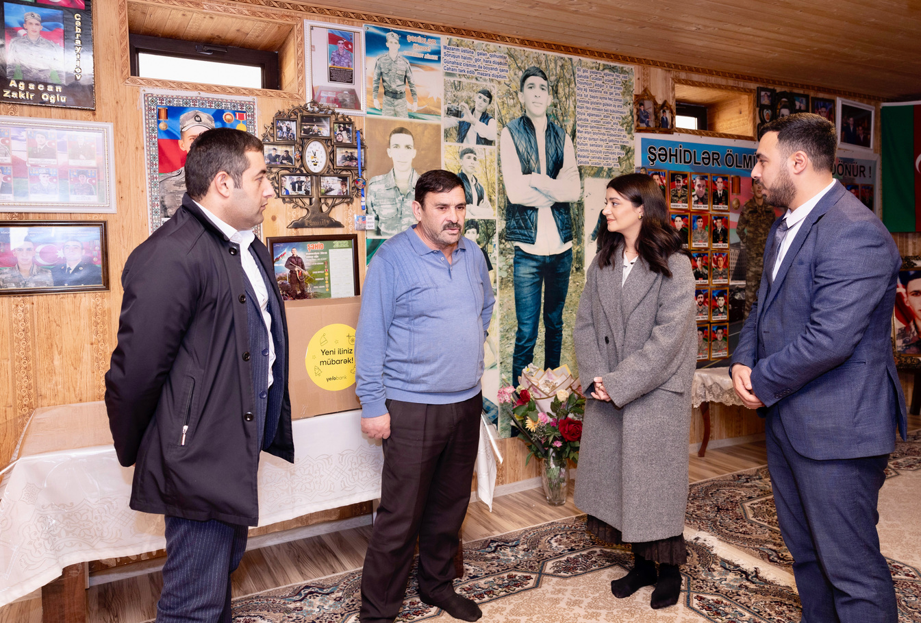 Yelo Bank visits families of martyrs and veterans in Shamakhi (PHOTO)