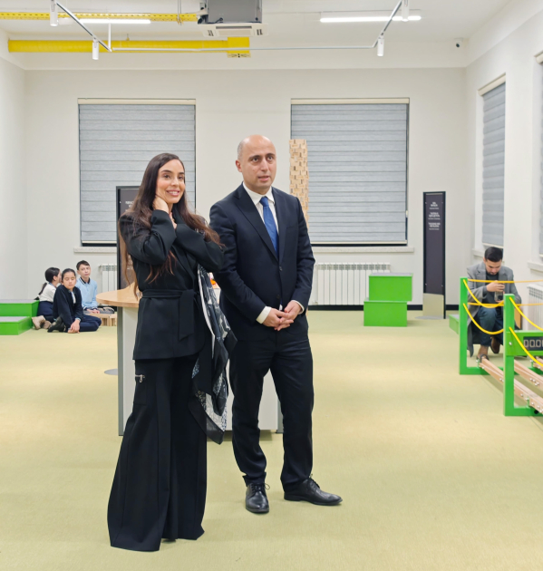 Heydar Aliyev Foundation VP Leyla Aliyeva visits STEAM Innovation Center (PHOTO)