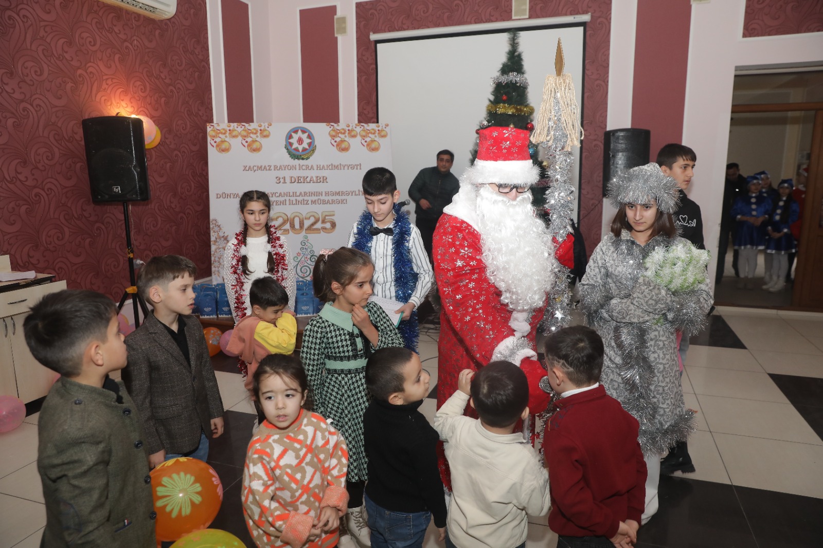 Xaçmaz rayonunda Şəhid və qazi övladları üçün bayram şənliyi təşkil olunub (FOTO)