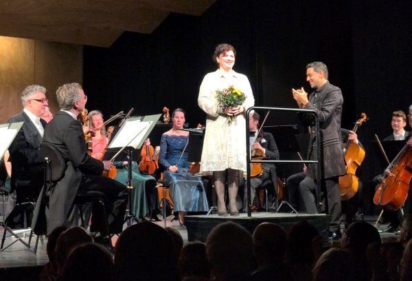 Azerbaijani composer jubilates souls in seven German cities with her piece (PHOTO)