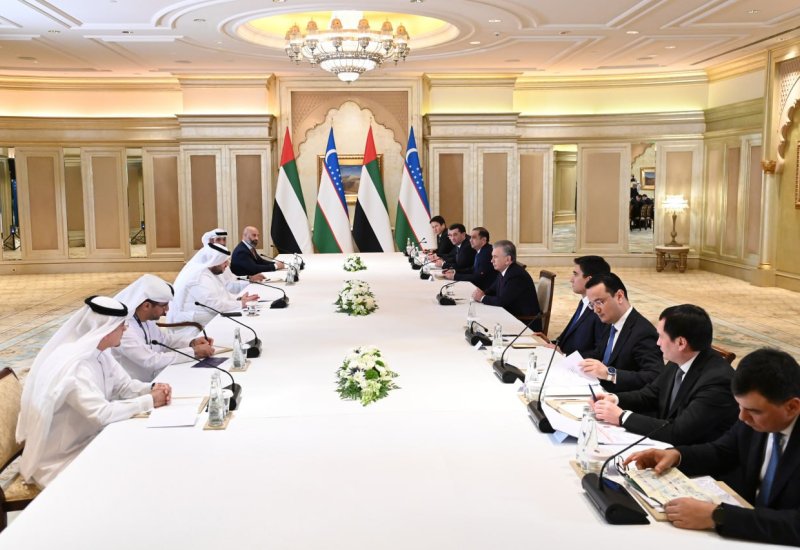 Uzbekistan, Emirati companies agree to sign roadmap for expanding strategic co-op