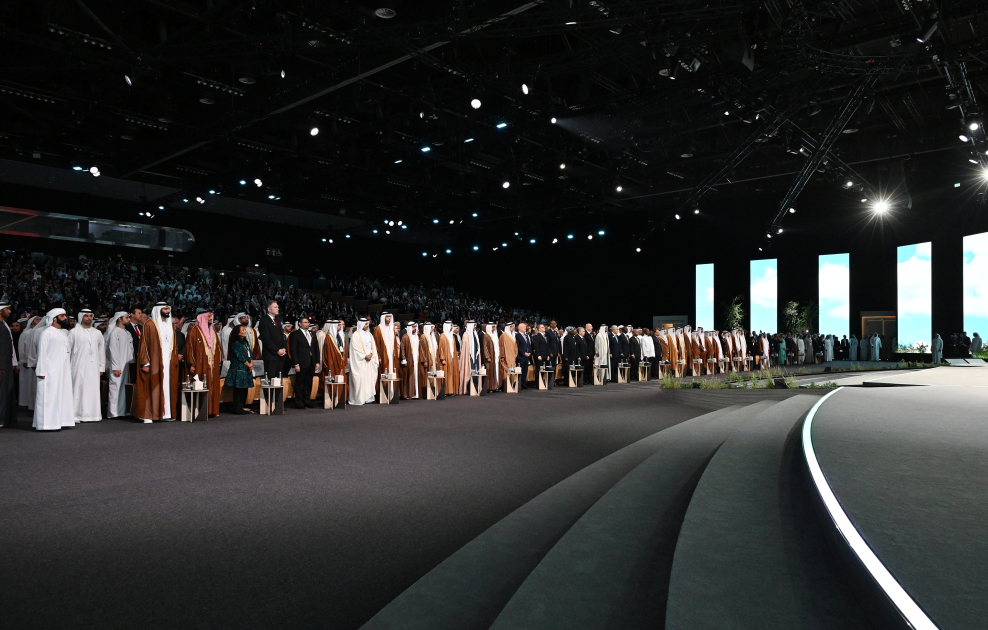 President Ilham Aliyev attends opening ceremony of Abu Dhabi Sustainability Week (PHOTO)