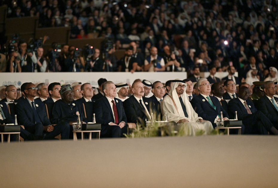 President Ilham Aliyev attends opening ceremony of Abu Dhabi Sustainability Week (PHOTO)