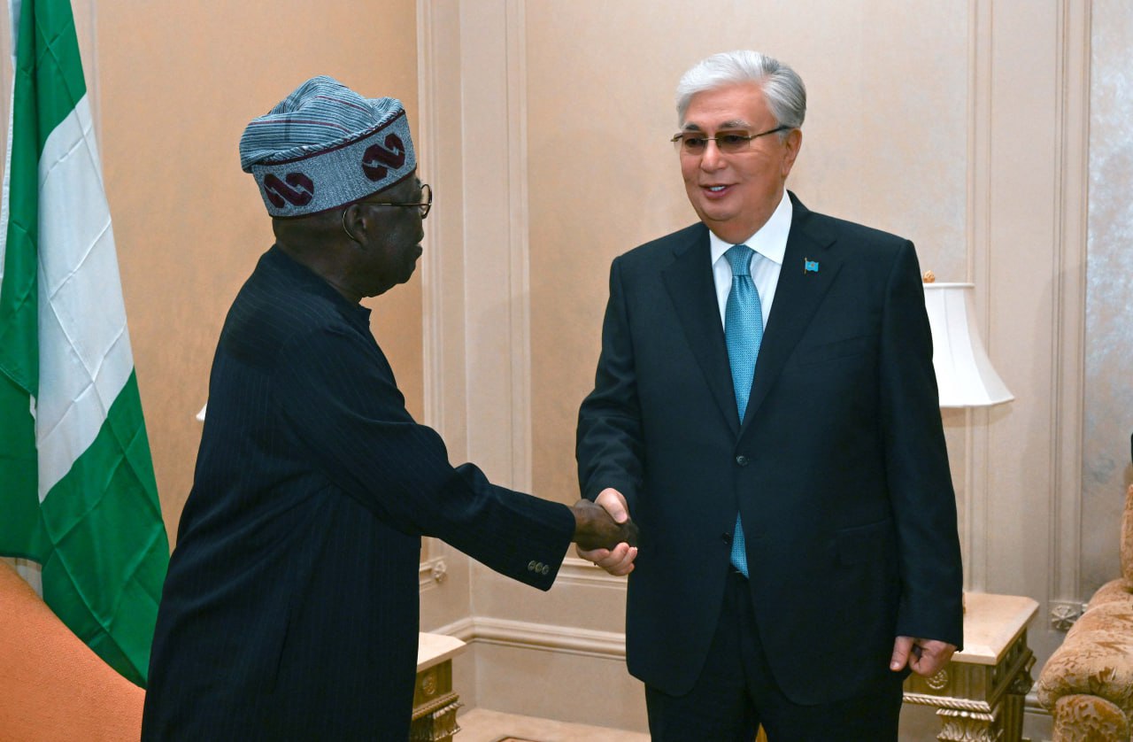 President Tokayev invites Nigeria’s Tinubu to visit Kazakhstan