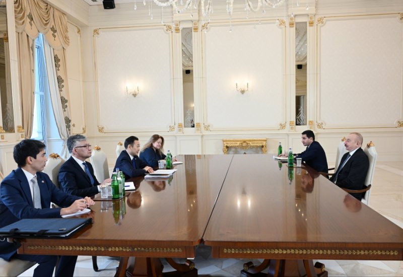 President Ilham Aliyev receives Secretary General of Conference on Interaction and Confidence Building Measures in Asia (VIDEO)