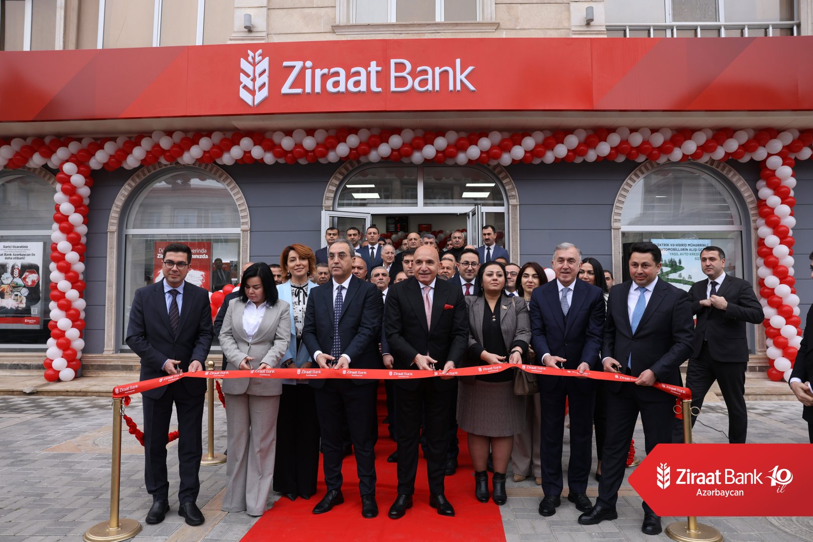 Ziraat Bank Azərbaycan 10 illiyi münasibəti ilə 10-cu filialını açdı (FOTO)