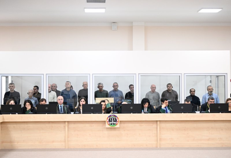 Trial of individuals accused of committing numerous crimes as result of Armenia’s military aggression begins (PHOTO)