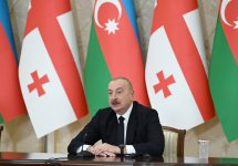 President Ilham Aliyev, PM Irakli Kobakhidze make press statements (PHOTO/VIDEO)