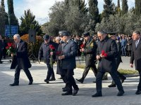 20 Yanvar faciəsinin 35-ci ildönümü ilə əlaqədar Ağdam rayonunda bir dəqiqəlik sükut olub (FOTO/VİDEO)