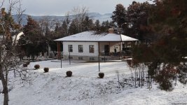 Xankəndi ağ örpəyə büründü - FOTOREPORTAJ