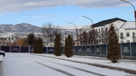 Xankəndi ağ örpəyə büründü - FOTOREPORTAJ