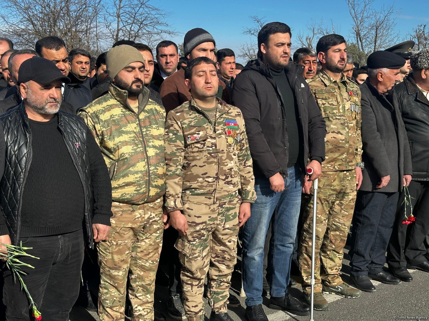 20 Yanvar faciəsinin 35-ci ildönümü ilə əlaqədar Ağdam rayonunda bir dəqiqəlik sükut olub (FOTO/VİDEO)