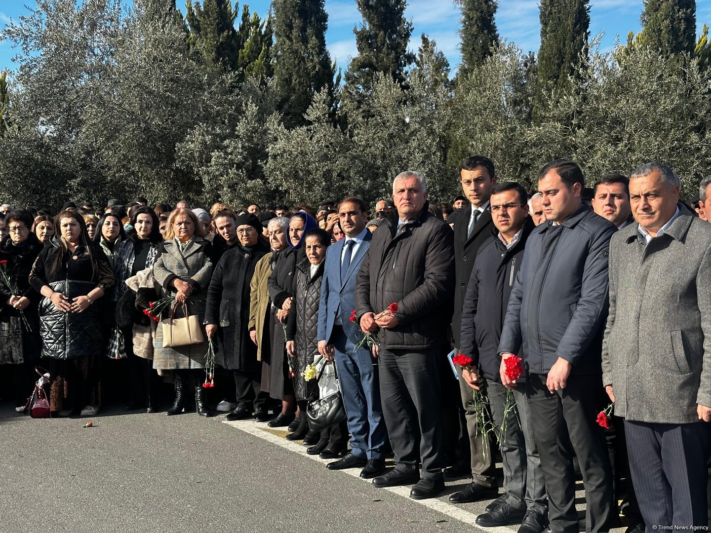 20 Yanvar faciəsinin 35-ci ildönümü ilə əlaqədar Ağdam rayonunda bir dəqiqəlik sükut olub (FOTO/VİDEO)