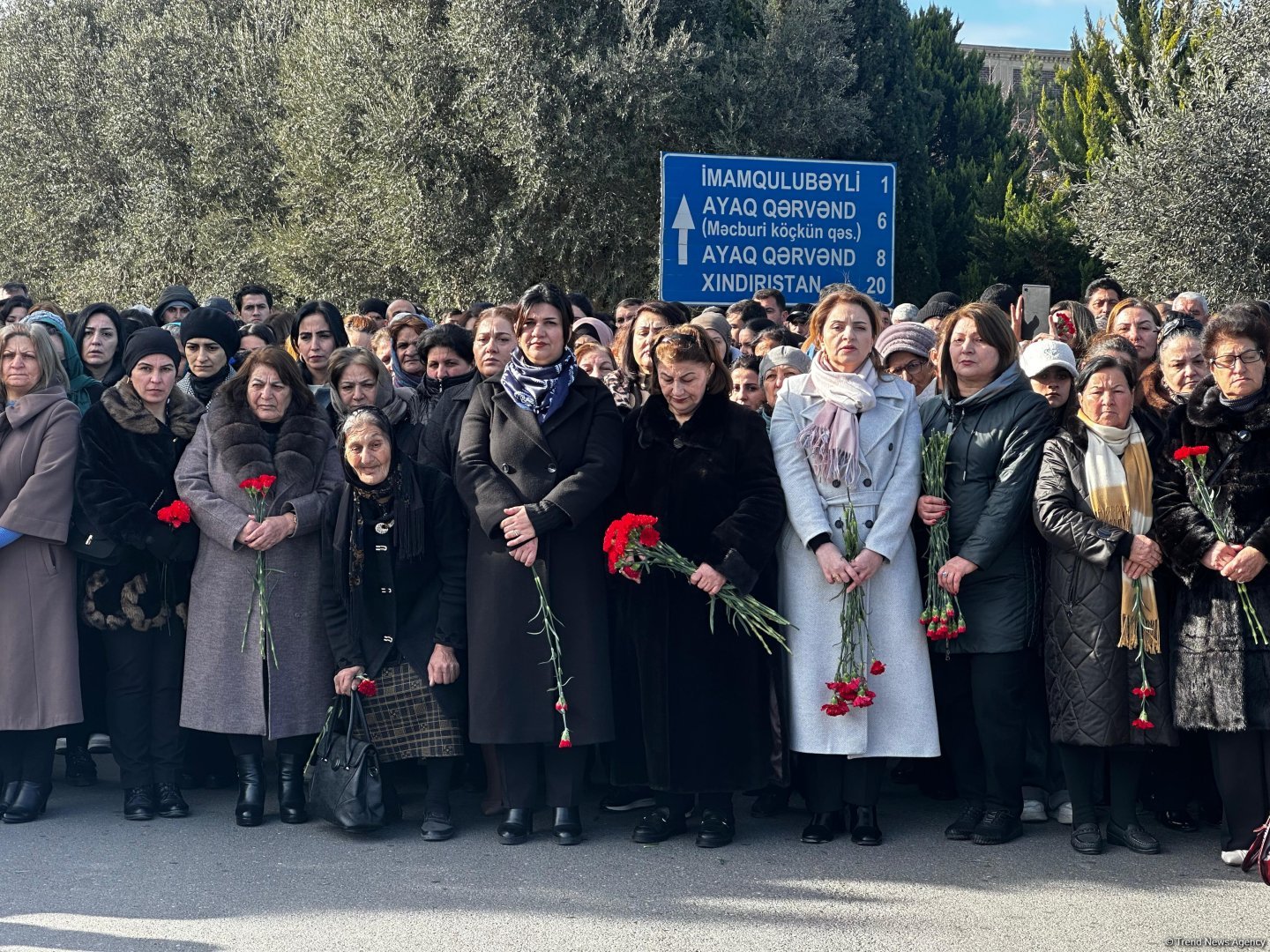 20 Yanvar faciəsinin 35-ci ildönümü ilə əlaqədar Ağdam rayonunda bir dəqiqəlik sükut olub (FOTO/VİDEO)