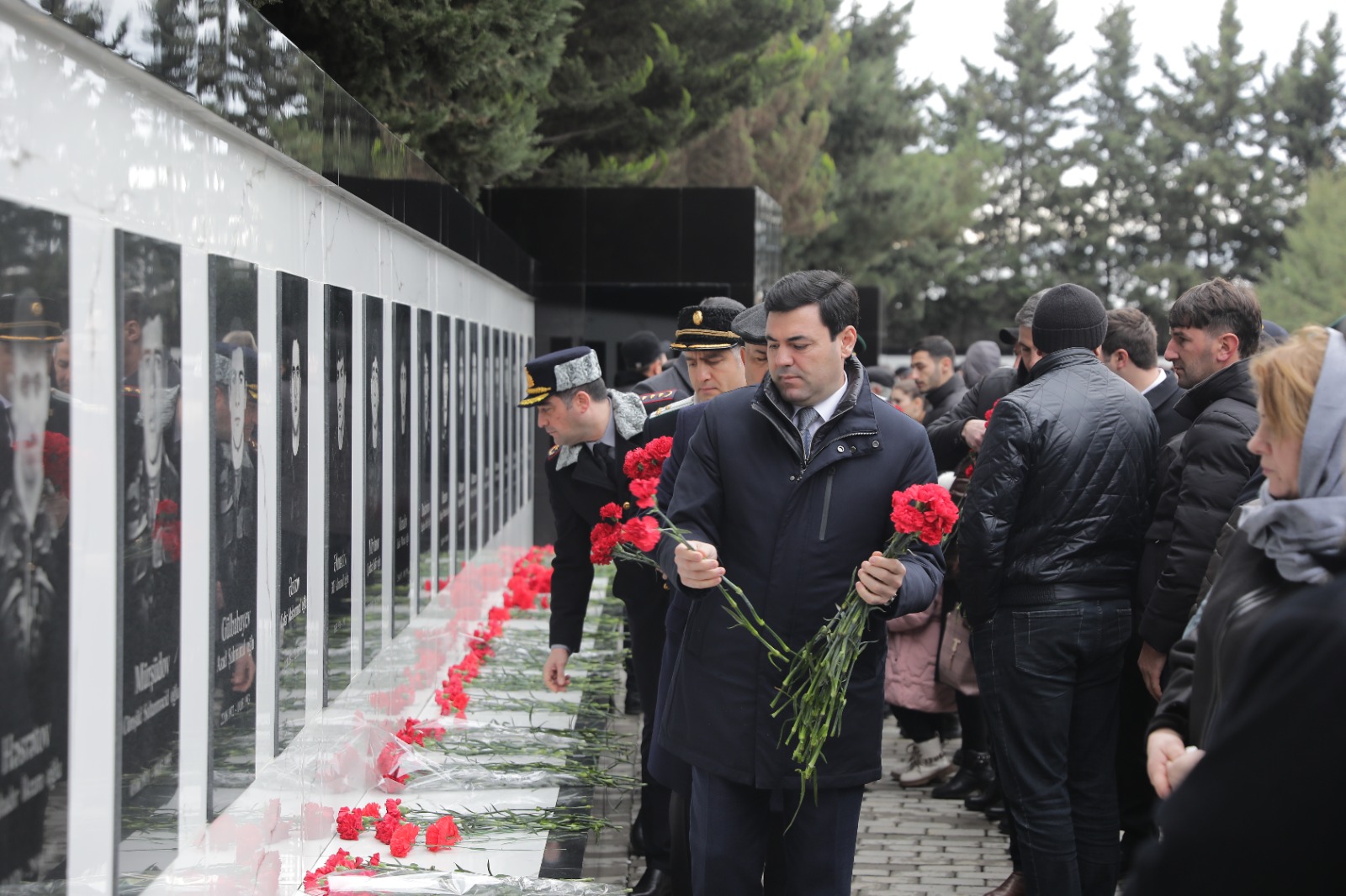 Xaçmaz rayonunda 20 Yanvar şəhidlərinin xatirəsi anılıb (FOTO)