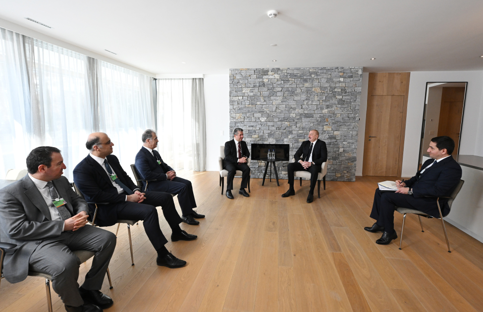 President Ilham Aliyev meets with Iraqi Kurdistan PM (PHOTO/VIDEO)