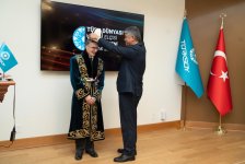 TURKSOY names Nobel laureate Aziz Sancar as "Turkic World Culture Ambassador" (PHOTO)