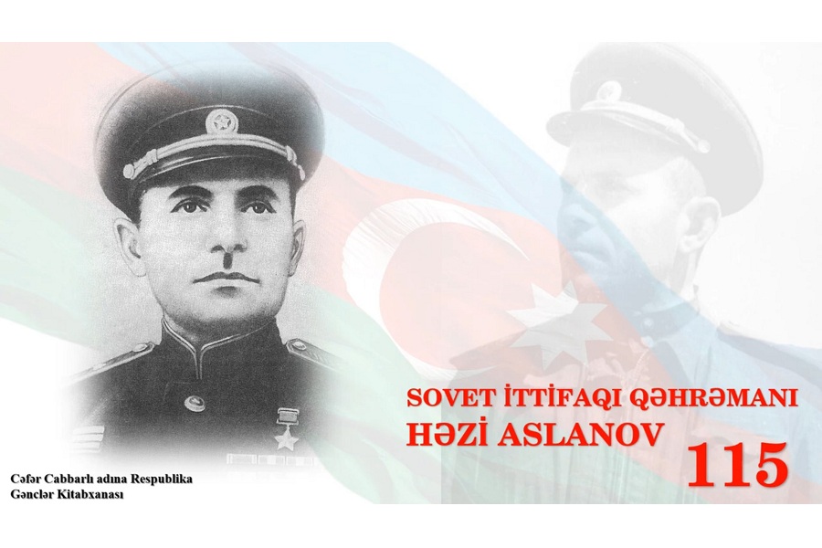 General Həzi Aslanovun 115 illik yubileyi haqqında virtual sərgi hazırlanıb (VİDEO)