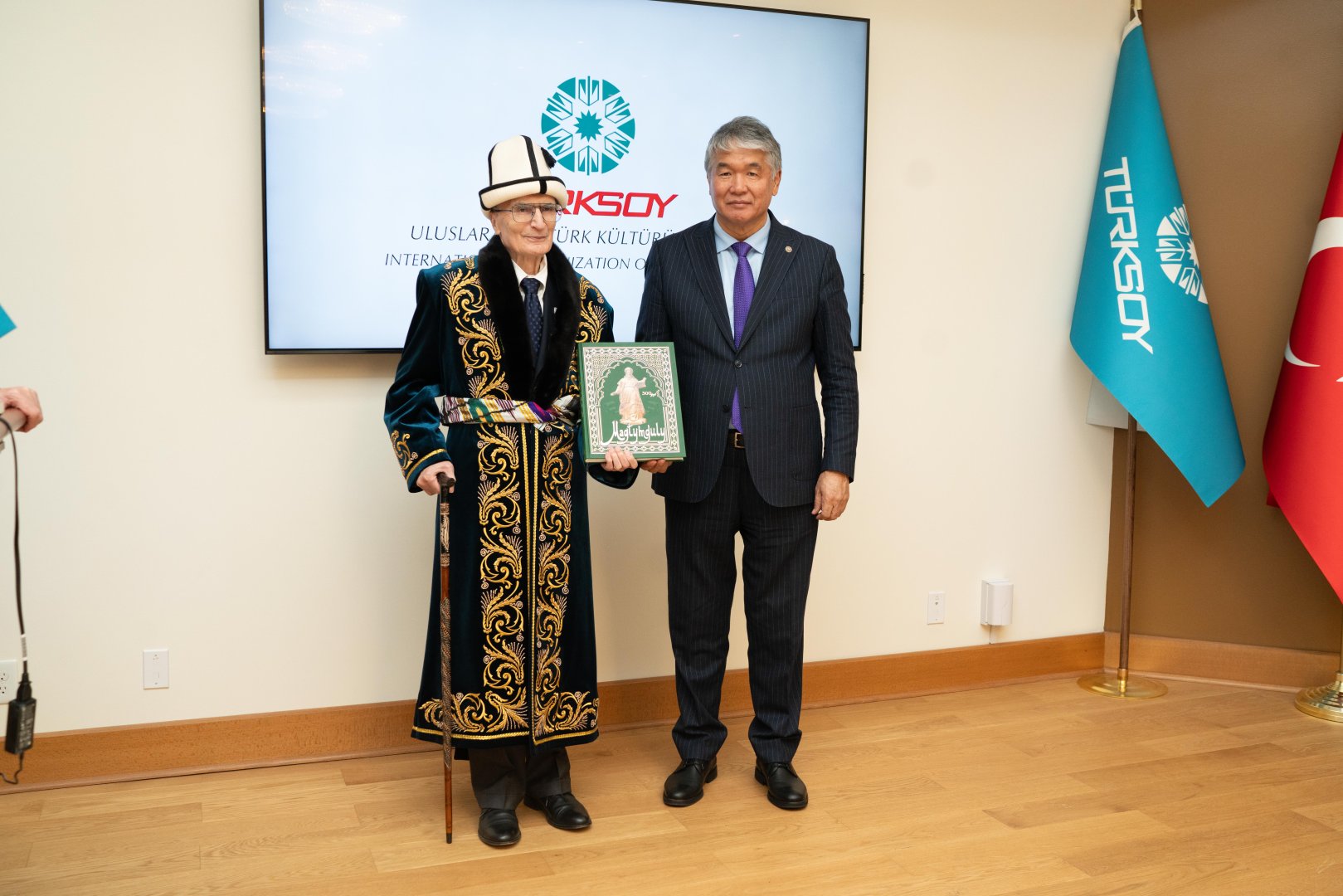 TURKSOY names Nobel laureate Aziz Sancar as "Turkic World Culture Ambassador" (PHOTO)