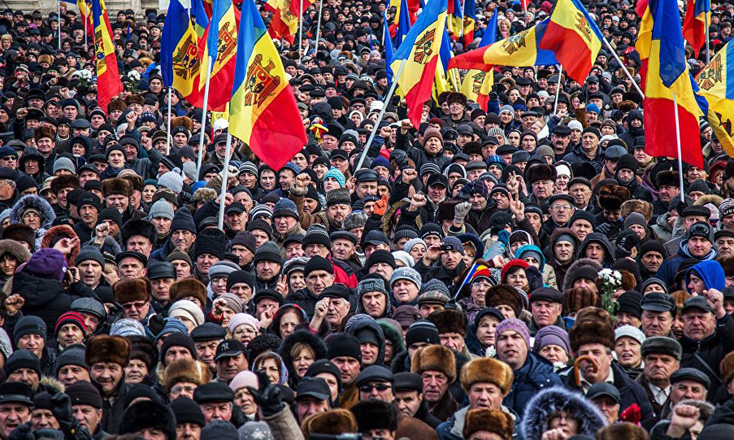 Moldova parlamentinin qarşısında etiraz aksiyası: toqquşma baş verib