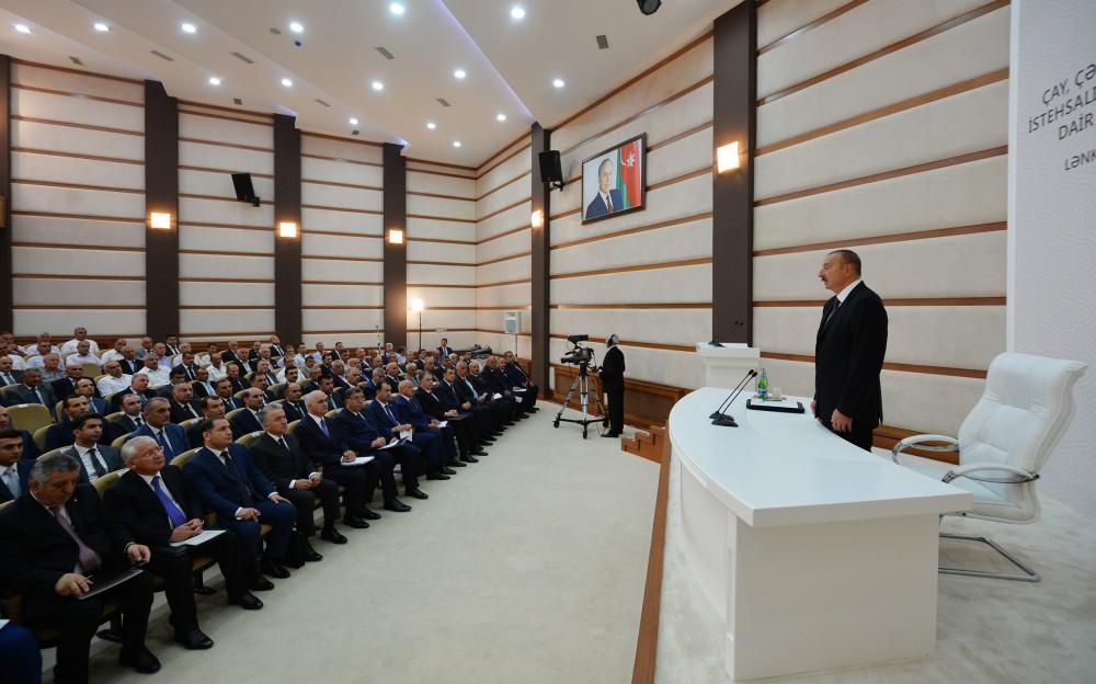 Президент Ильхам Алиев: Такой поддержки государством лиц, занимающихся сельским хозяйством, как в Азербайджане, нет ни в одной другой стране