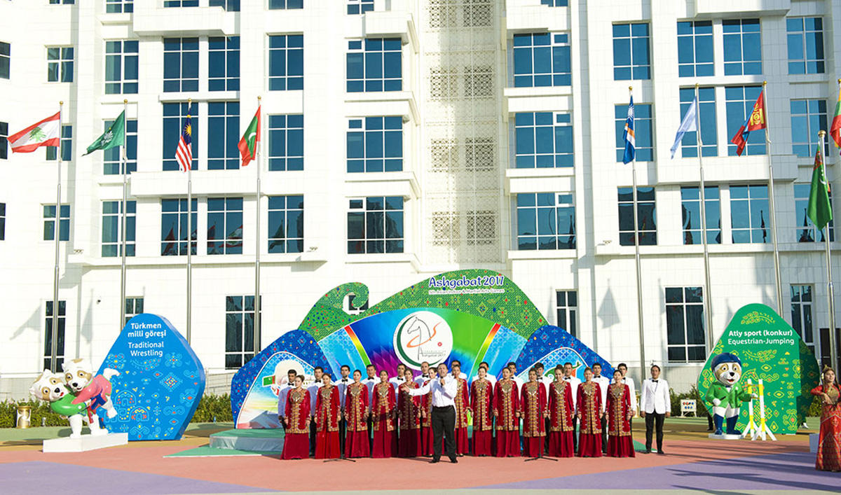 В Олимпийском городке состоялась церемония поднятия флага Туркменистана и полотнища Олимпийского совета Азии (ФОТО)