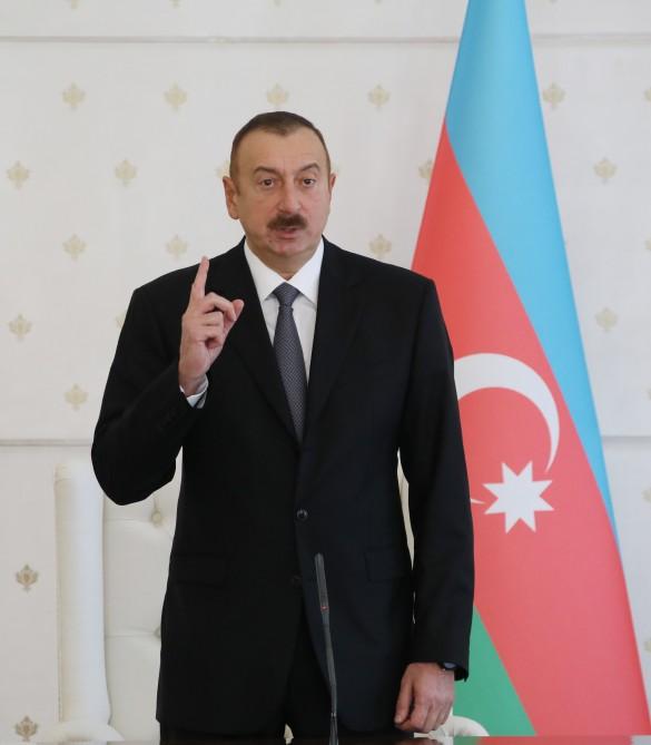 Президент Ильхам Алиев: Пришло время обеспечить создание в Азербайджане логистических центров, рассчитанных на большой экспорт