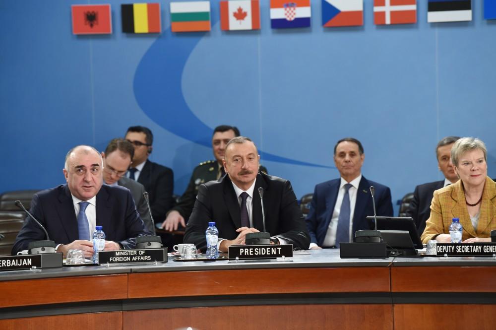 Azərbaycan Prezidenti NATO-nun Şimali Atlantika Şurasının iclasında iştirak edib