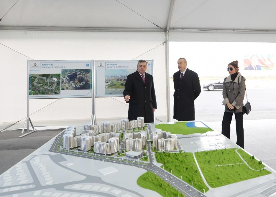 Президент и его супруга ознакомились с работой, проделанной в «Баку Белый город»