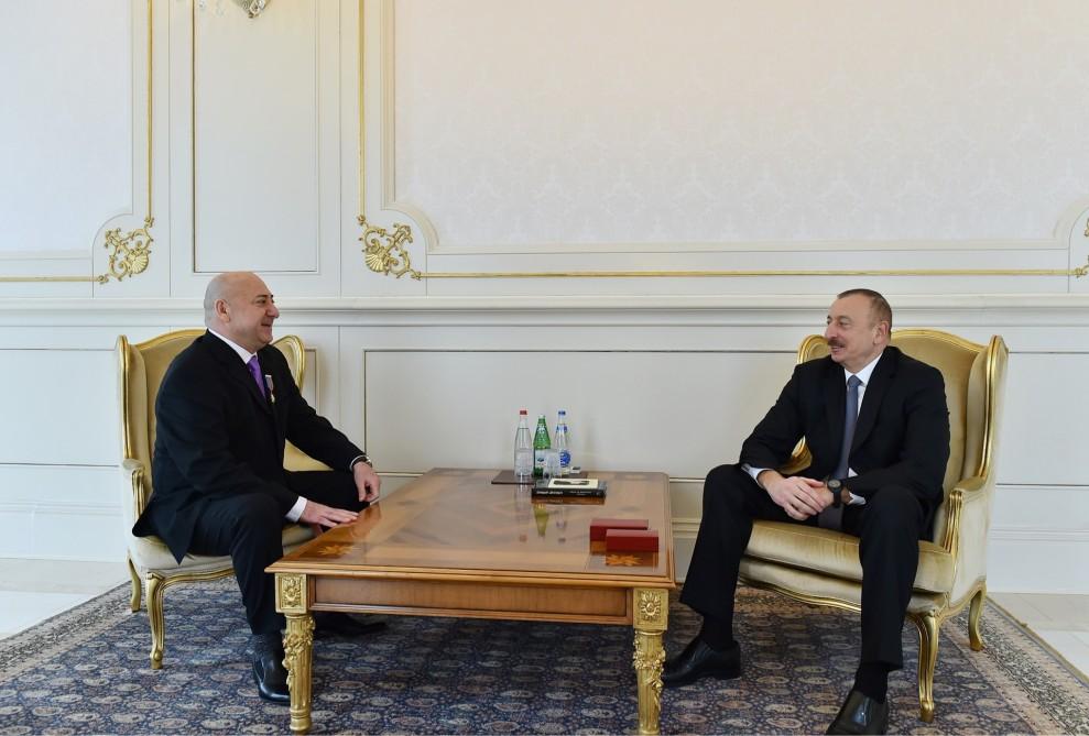 Президент Ильхам Алиев вручил орден 