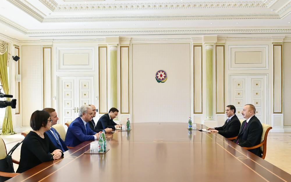 Президент Ильхам Алиев принял генсека Шанхайской организации сотрудничества (версия 2)