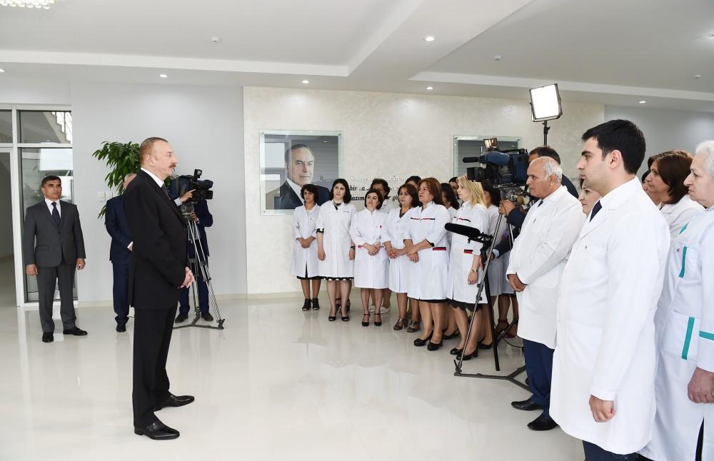 Президент Ильхам Алиев: В Азербайджане имеются все возможности для развития оздоровительного туризма