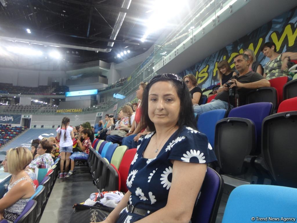 Федерация гимнастики Азербайджана проводит большую работу для развития и популяризации этого вида спорта – зрительница