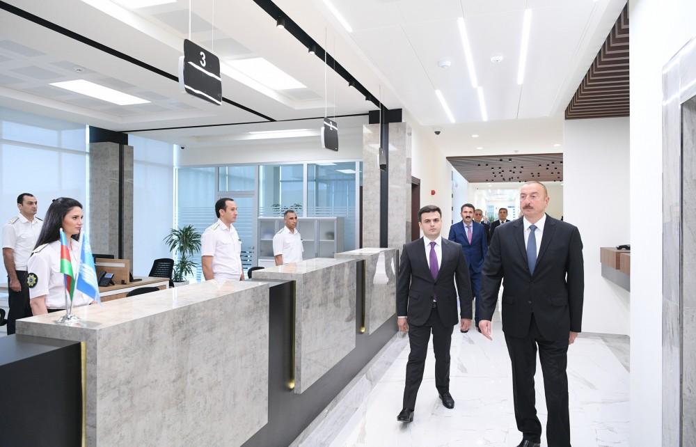 Prezident İlham Əliyev Abşeron Logistika Mərkəzinin açılışında iştirak edib